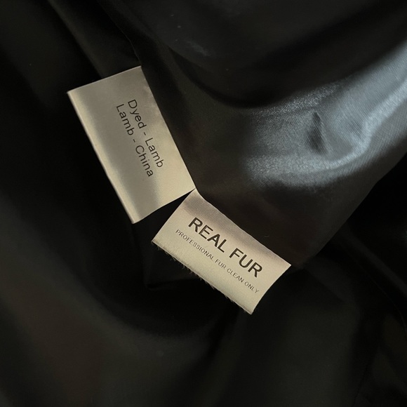 Ben Kahn Mongolian Wool Fur Coat Size S/M - Picture 3 of 7